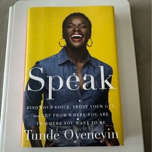 Speak by Tunde Oyeneyin Hardcover Book